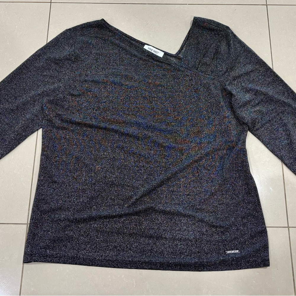 Nine West Black Blouse